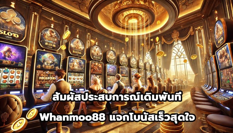 สัมผัสประสบการณ์เดิมพันที่ Whanmoo88 แจกโบนัสเร็วสุดใจ-3